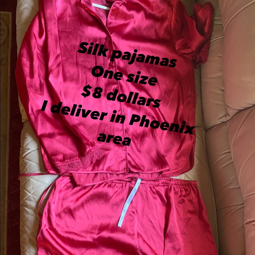 Silk pajamas